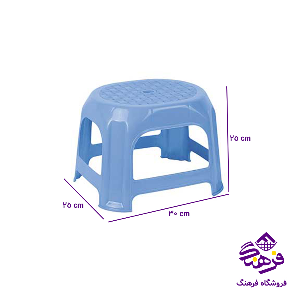 چهارپایه ناصر حصیری کوتاه 836