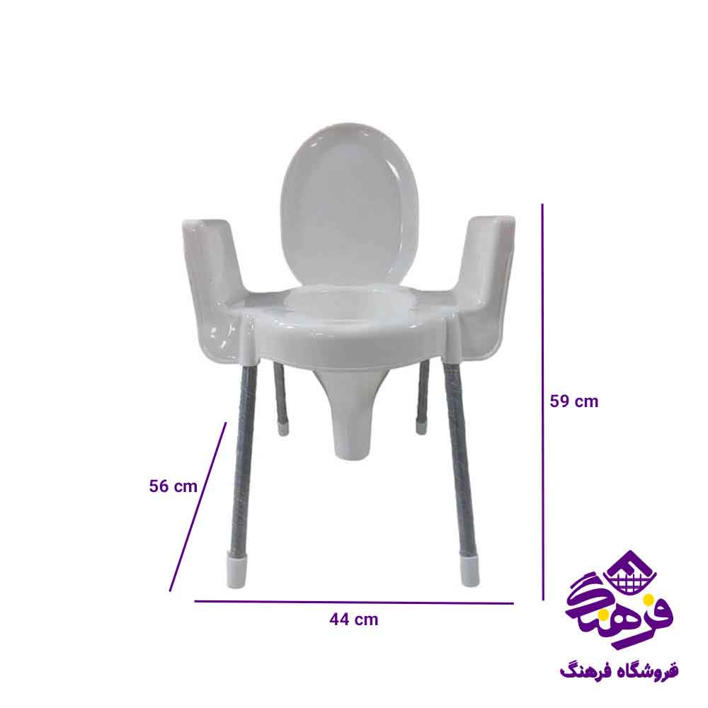 توالت فرنگی دسته دار برند ناصر 960