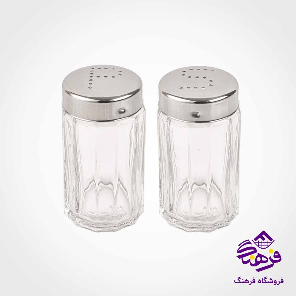 نمکپاش لیمون مدل شیشه ای شیاردار