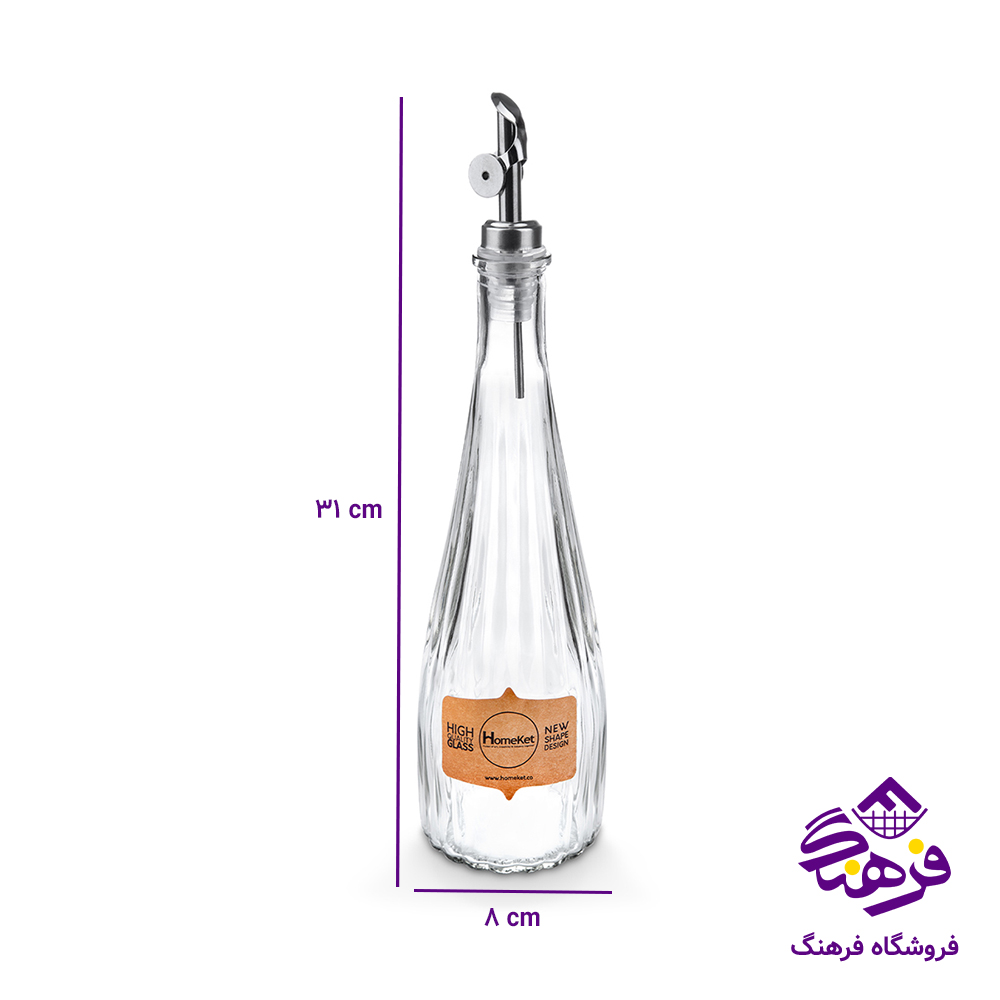 ابليمو شيشه اي هومکت شفاف 3939