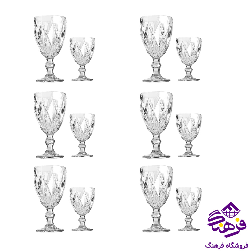 گیلاس و نیم یک امیتیس پایه دار کادو کاوه 3دک
