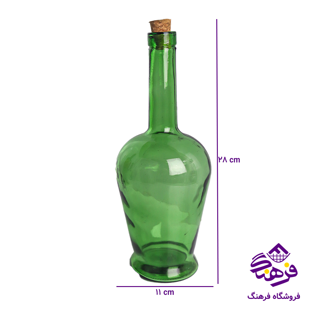 بطری اب دایموند کاپ سبز 12دک