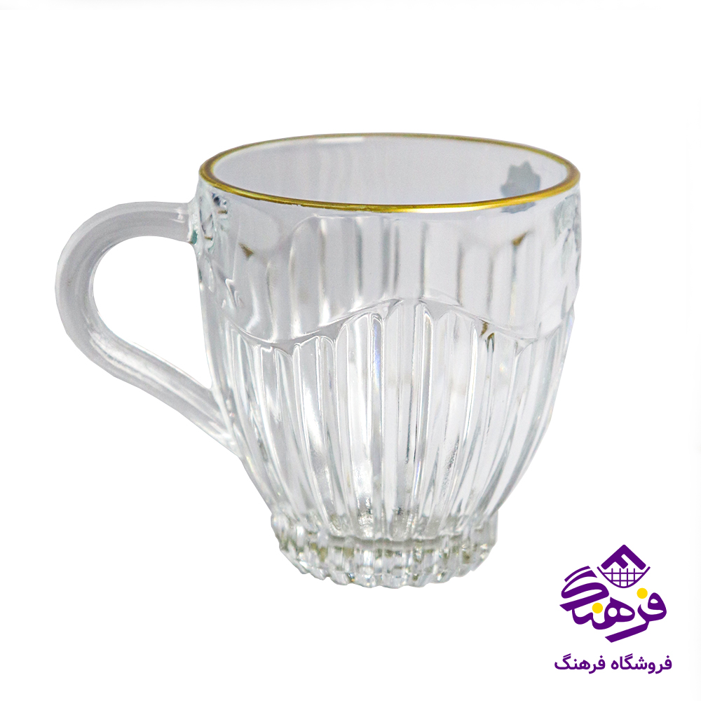 فنجان برلین اصفهان لب طلا 8دک