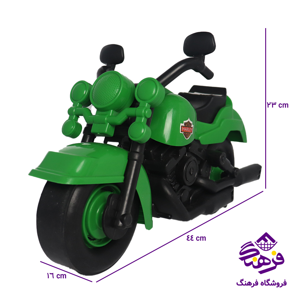 اسباب بازي موتور هارلي3 6دک