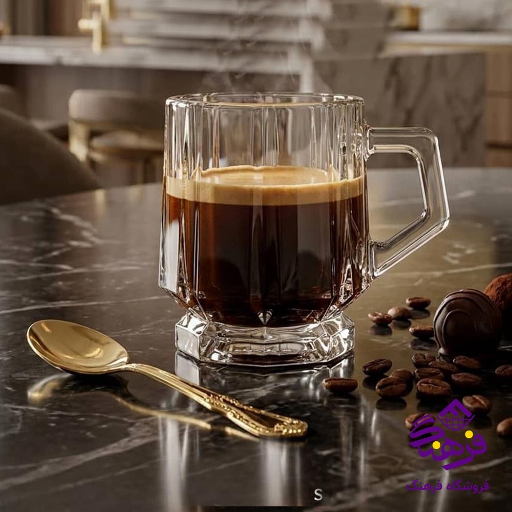 سرویس پذیرایی 25 پارچه نوری تازه مدل کوارتز پایه دار