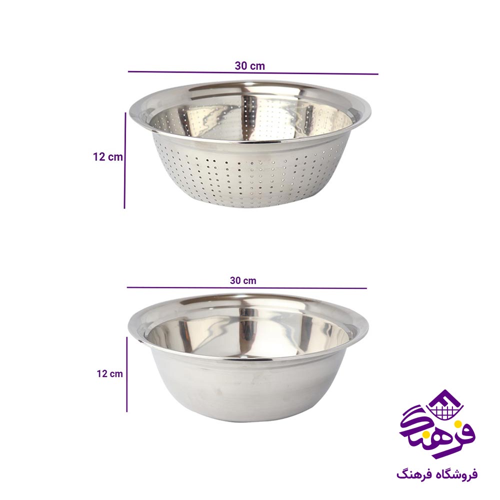ست آبکش و لگن کاربردی 10 پارچه