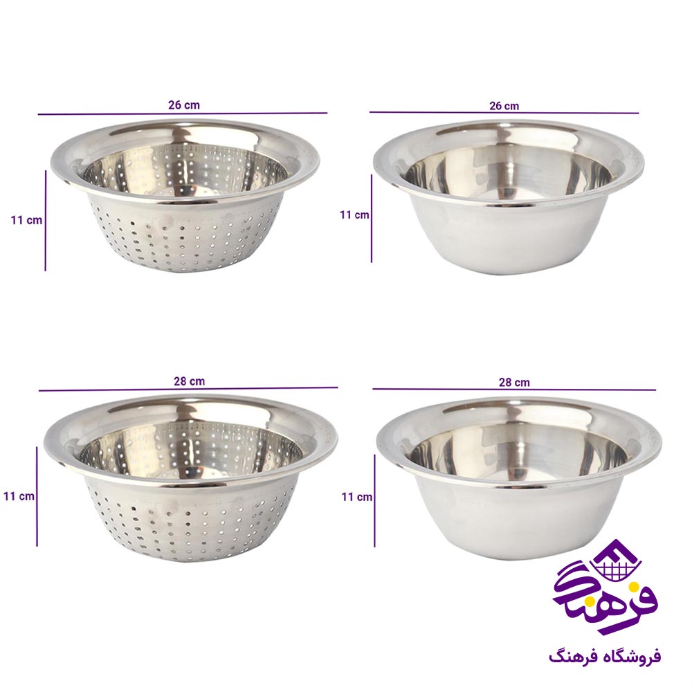 ست آبکش و لگن کاربردی 10 پارچه
