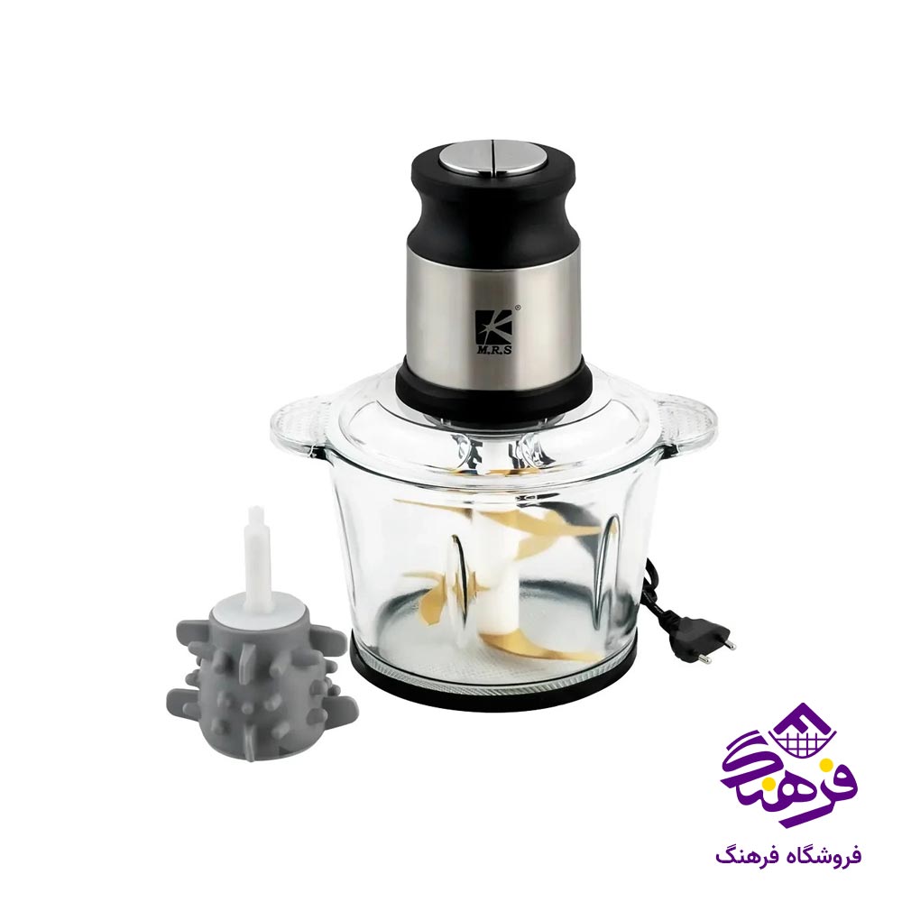 خردکن تیغه طلایی با سیر پوست MRS مدل 670