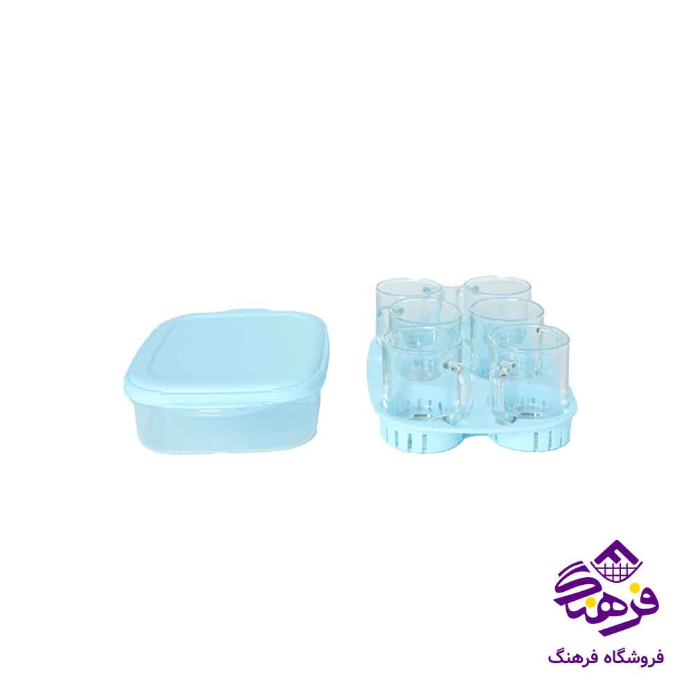 ست چای خوری 6نفره مسافرتی لیمون