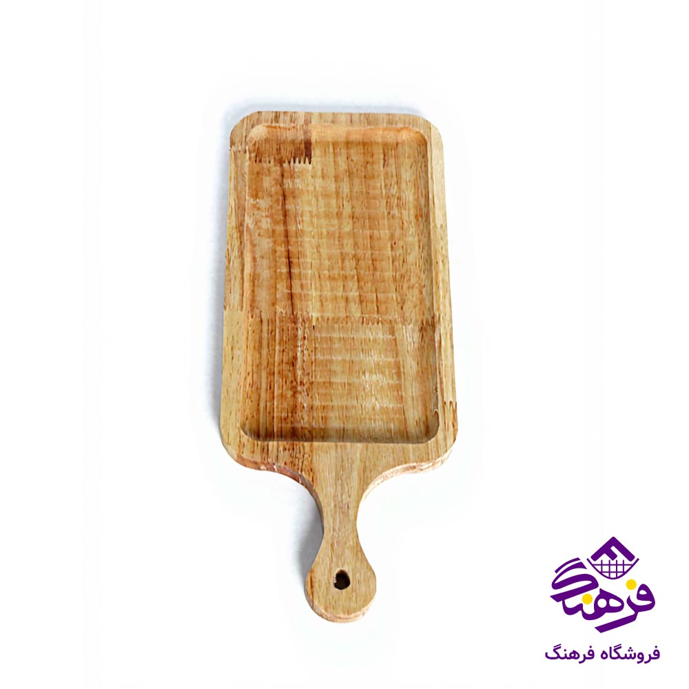 تابه چوبی مستطیل دسته دار کالچر