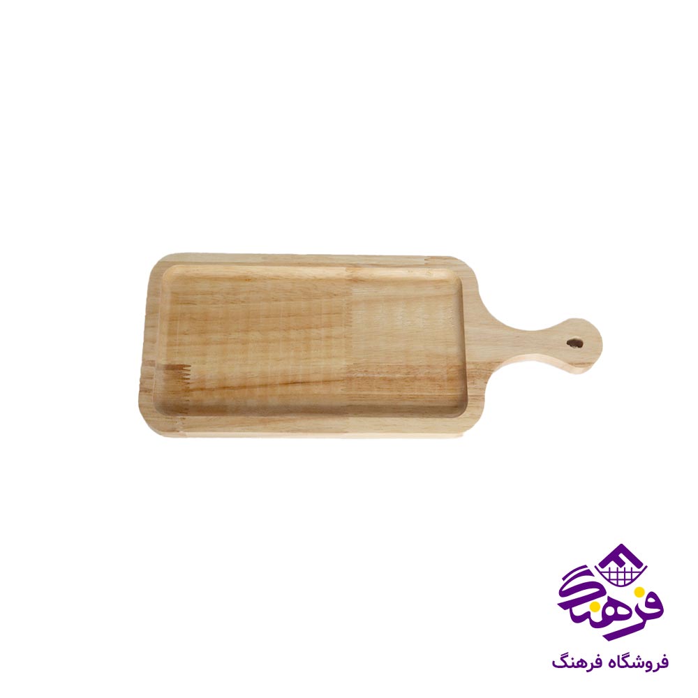 تابه چوبی مستطیل دسته دار کالچر