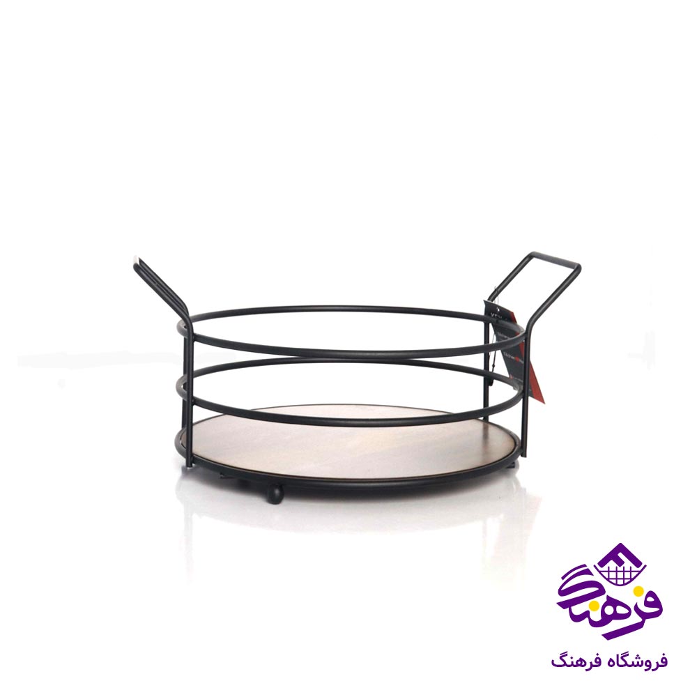 سینی کالچر کف چوب کوچک گرد