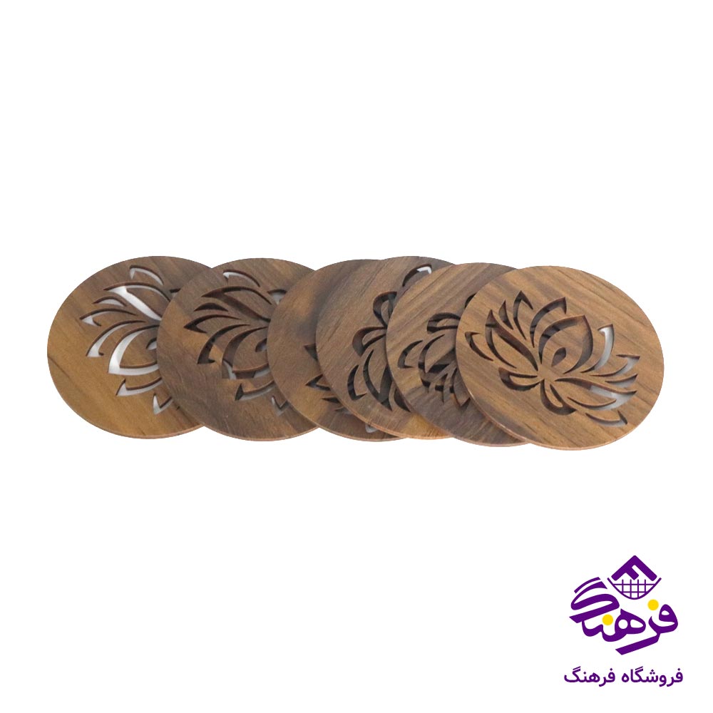 زیر لیوانی کالچر بزرگ 6عددی