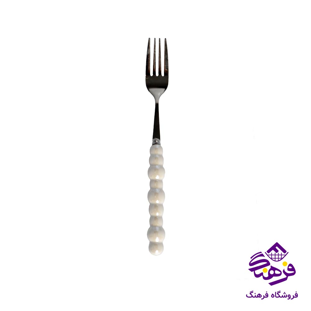 چنگال میوه دسته دار مروارید6عددی