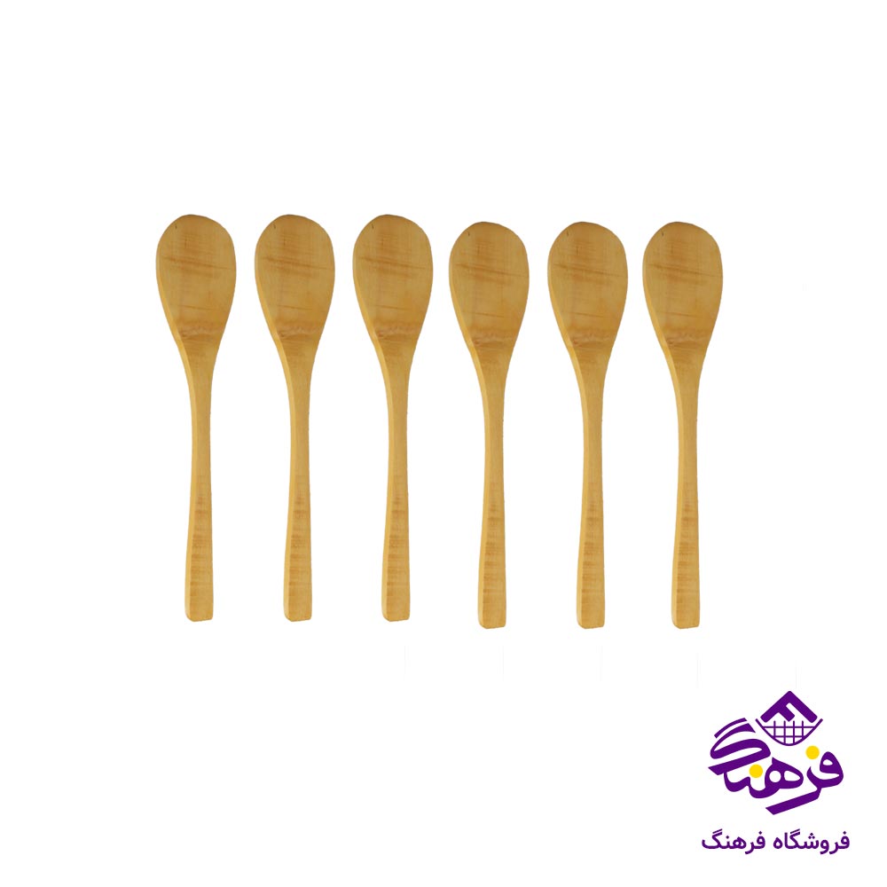 قاشق چوبي 6عددي توسکا