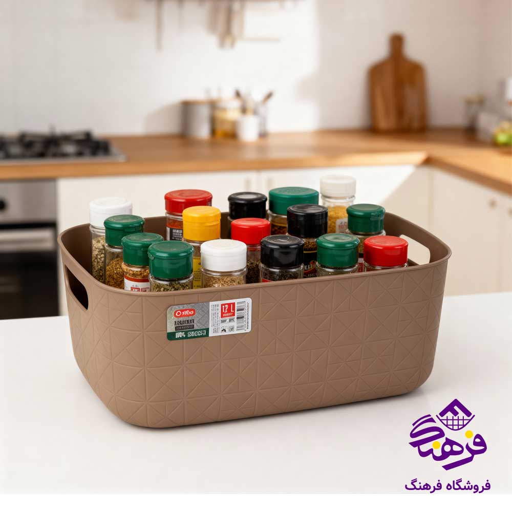 سبد 12لیتر گاباردین زیبا