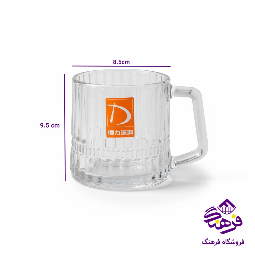 فنجان دسته دار خطي دلي TZ401.170A