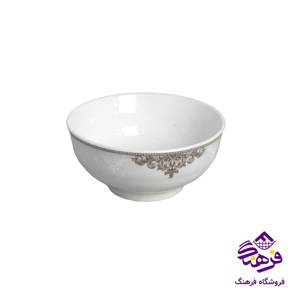 کاسه ابگوشت 07 گرد پلاتين پارس 1823 8دک