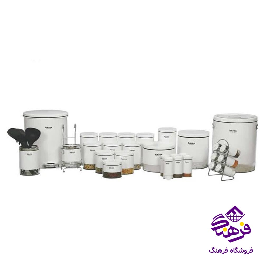 سرویس اشپزخانه 36پارچه نیلی کارن 523