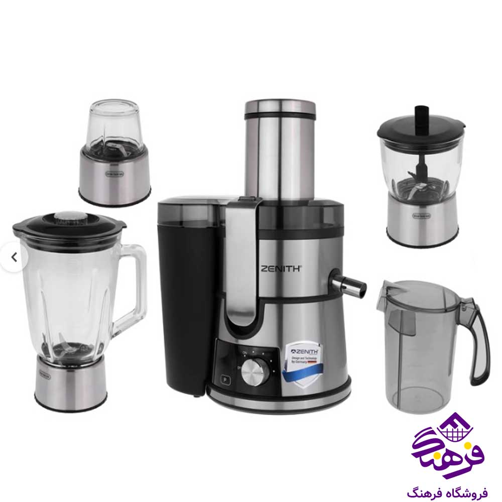 آبمیوه گیری زنیت مدل ZJB 1435 (چهار کاره)