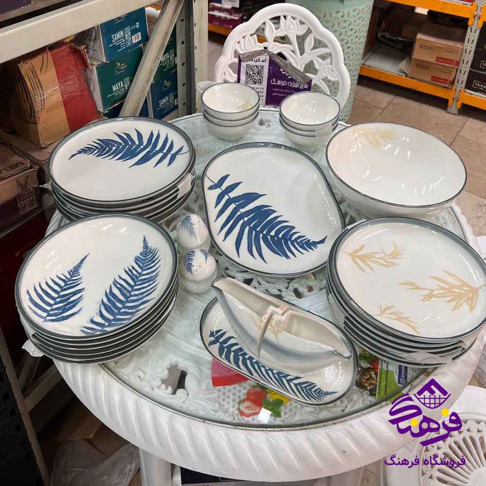 31پارچه استون ور طرح برگ