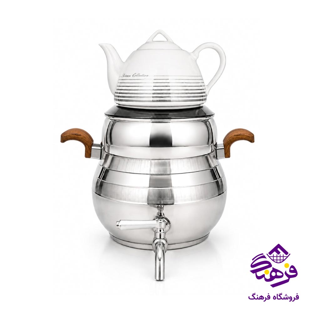 کتری قوری دسته چوبی FR 1010
