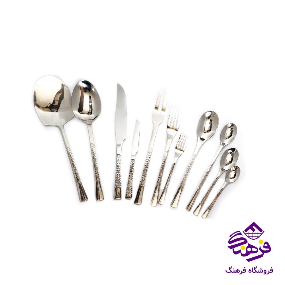 سرویس قاشق چنگال 120 پارچه اروپایی یونیک