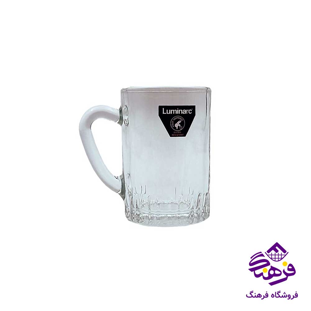 استکان فرانسه 9 باغشوين دسته دار شيرينگ