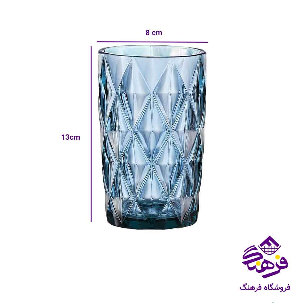 ليوان رنگي 400ميل دلي KB155B