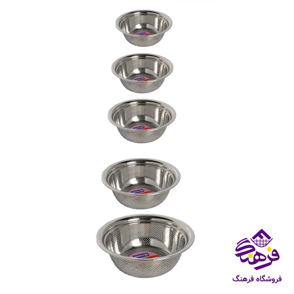ابکش استيل لبه کوتاه 5سايز کورکماز