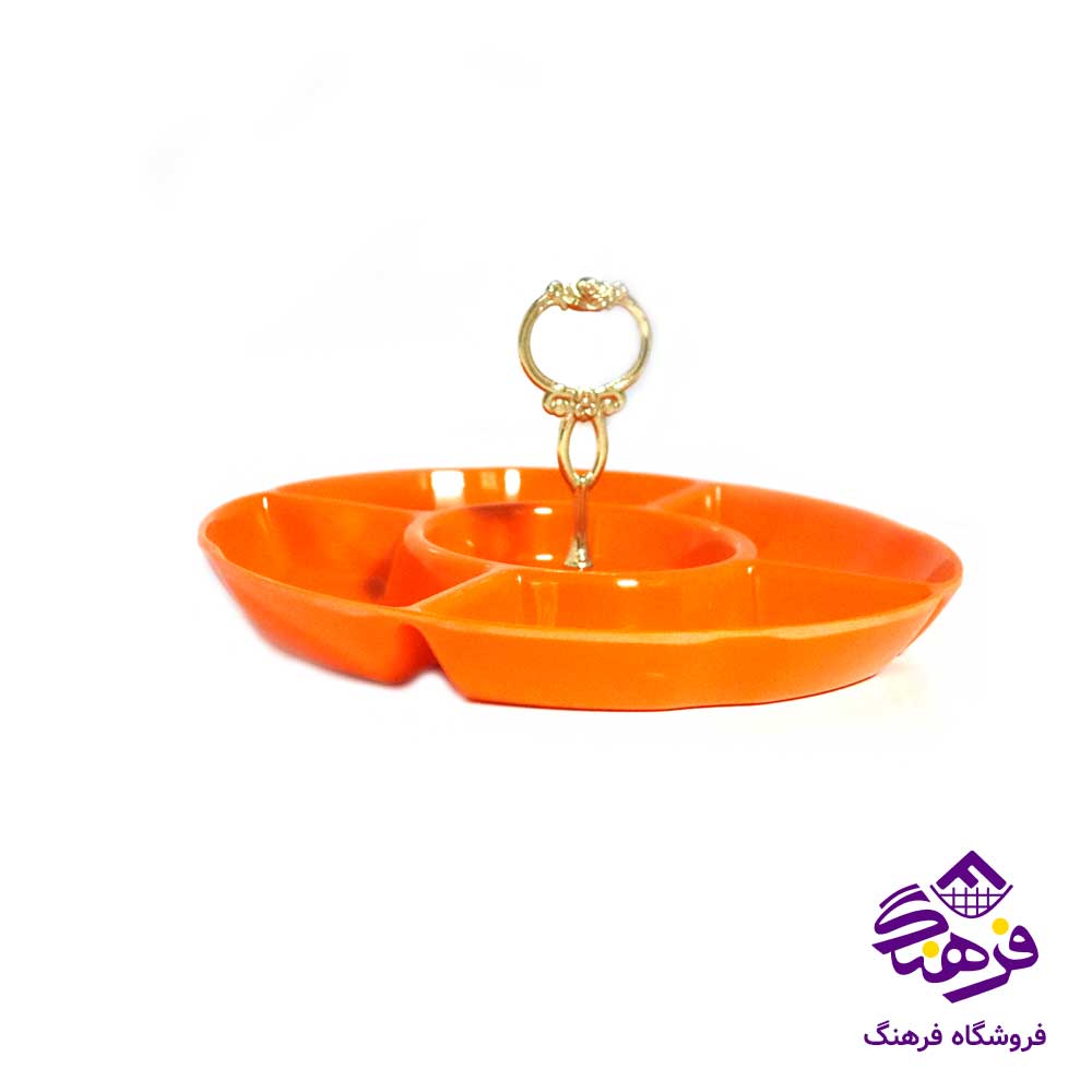 اردو خوري 5خانه دسته دار رنگي ملامين مشهد 2150