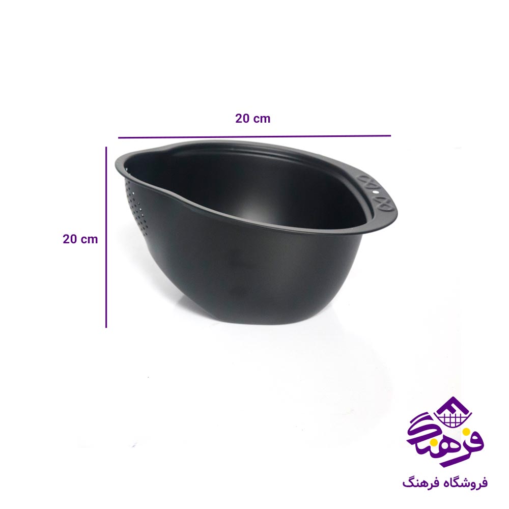 برنج شوی استیل مشکی