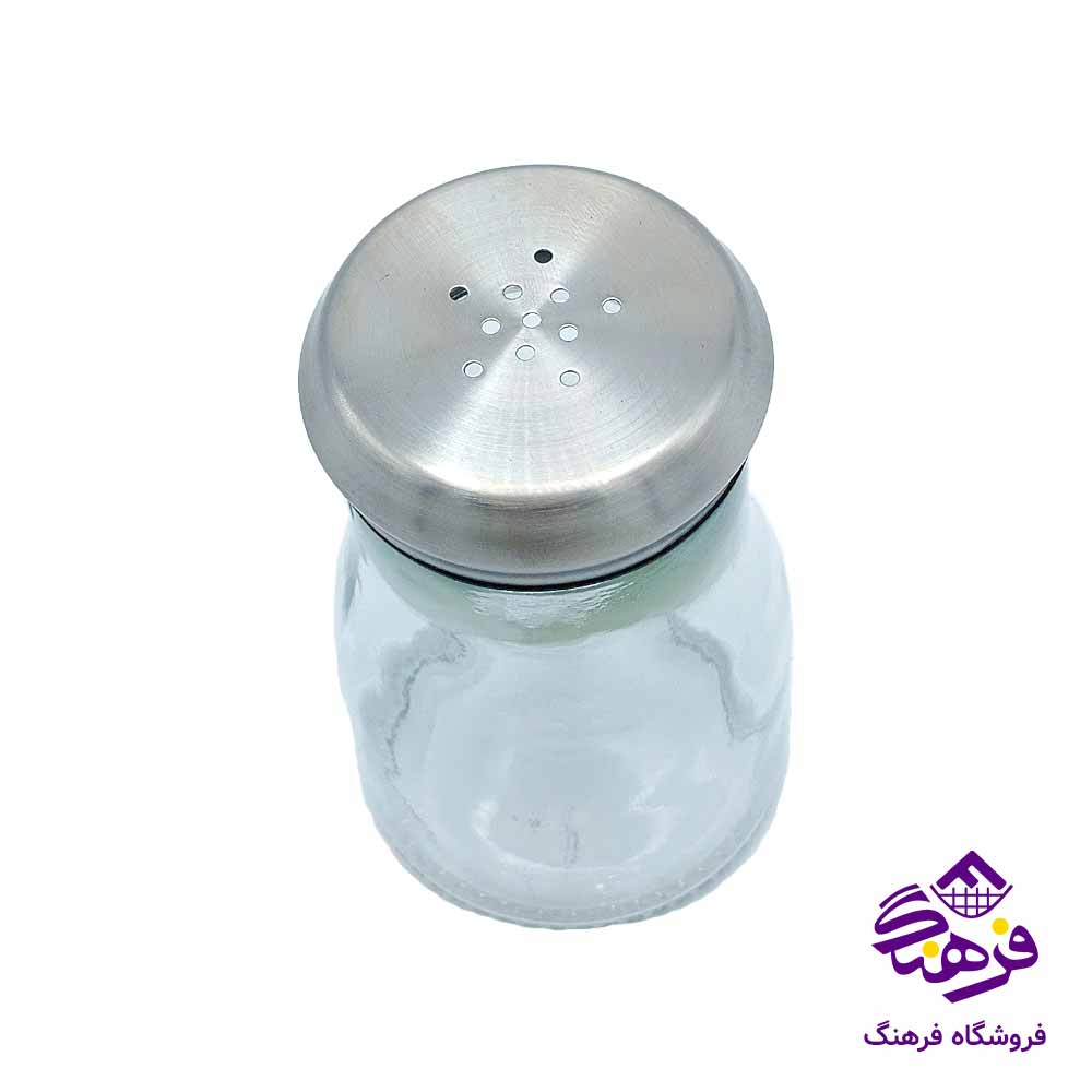 نمکپاش درب فلزی شيشه ای