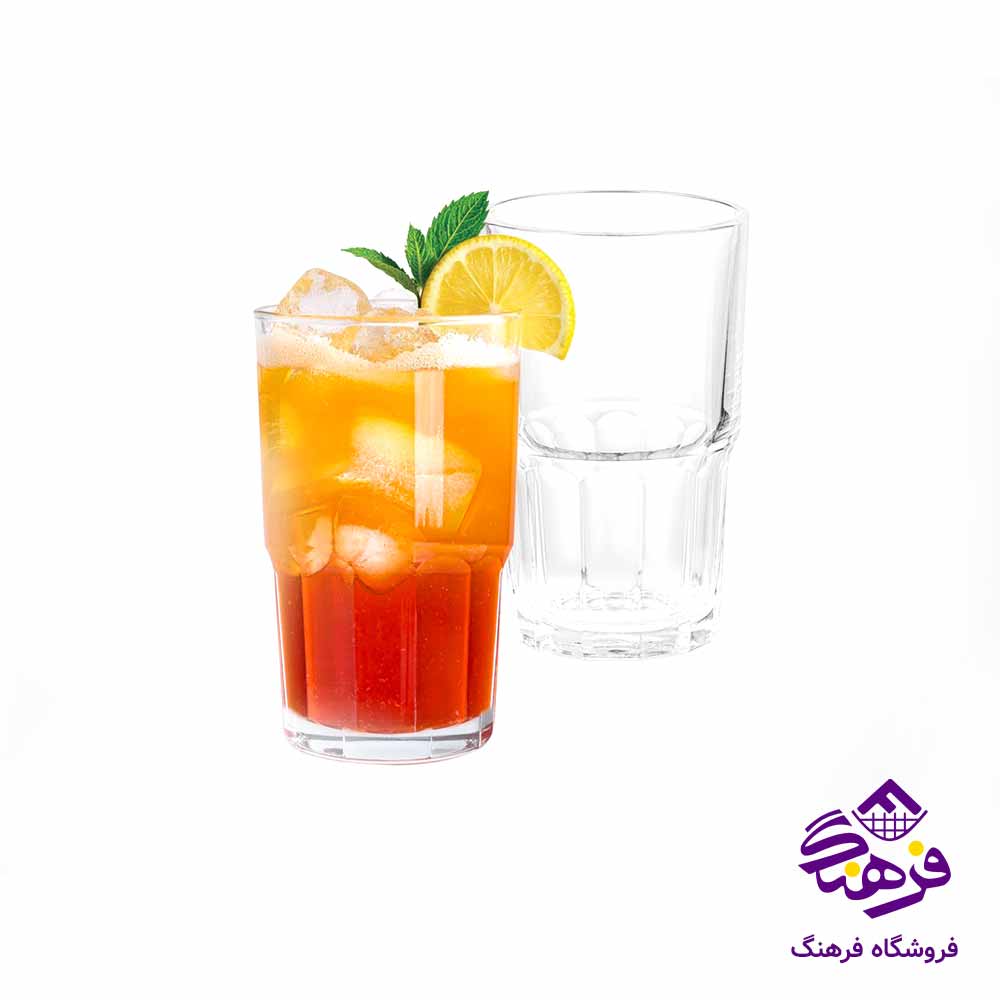 ليوان شيشه ای لیمون 290 سی سی (6 عددی)