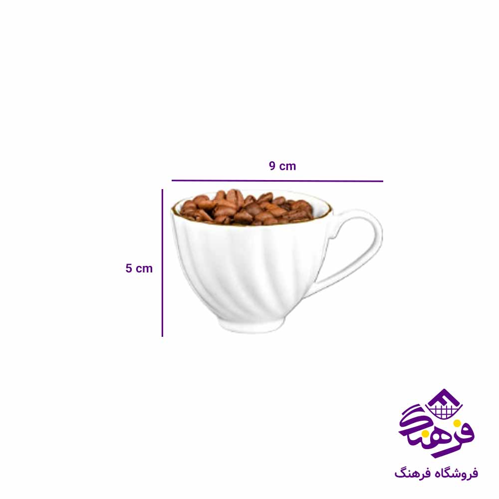 قهوه خوری 12پارچه کارمن ليموم 518