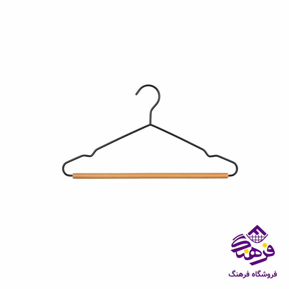 رخت اویز فلز چوبی ليمون (3 عددی)