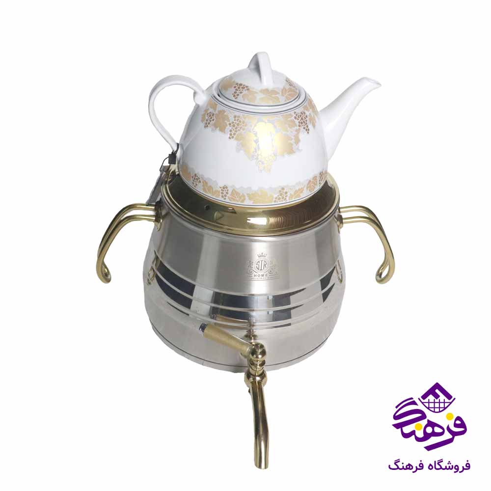 کتري قوری دسته استيل سر هوم 1090