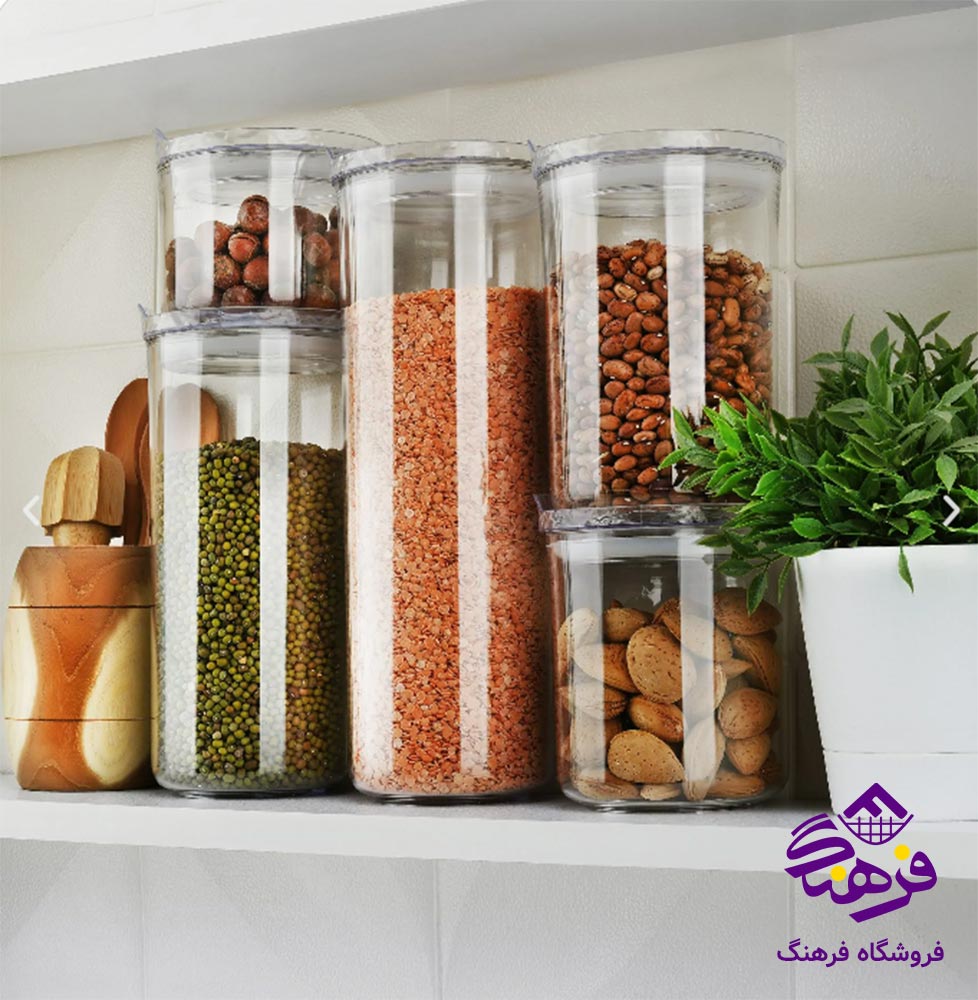 جاحبوباتی شفاف گرد هومکت مدل النا سایز 1 کد 3581