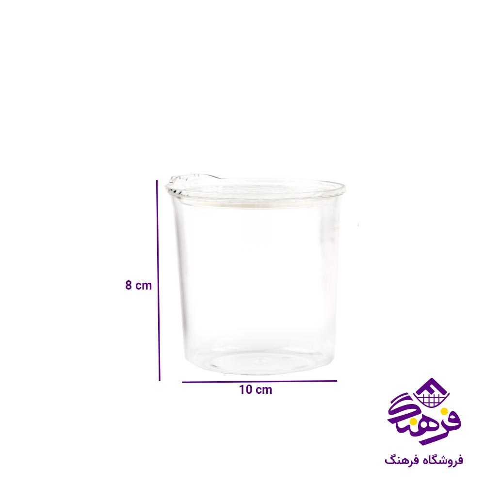 جاحبوباتی شفاف گرد هومکت مدل النا سایز 1 کد 3581