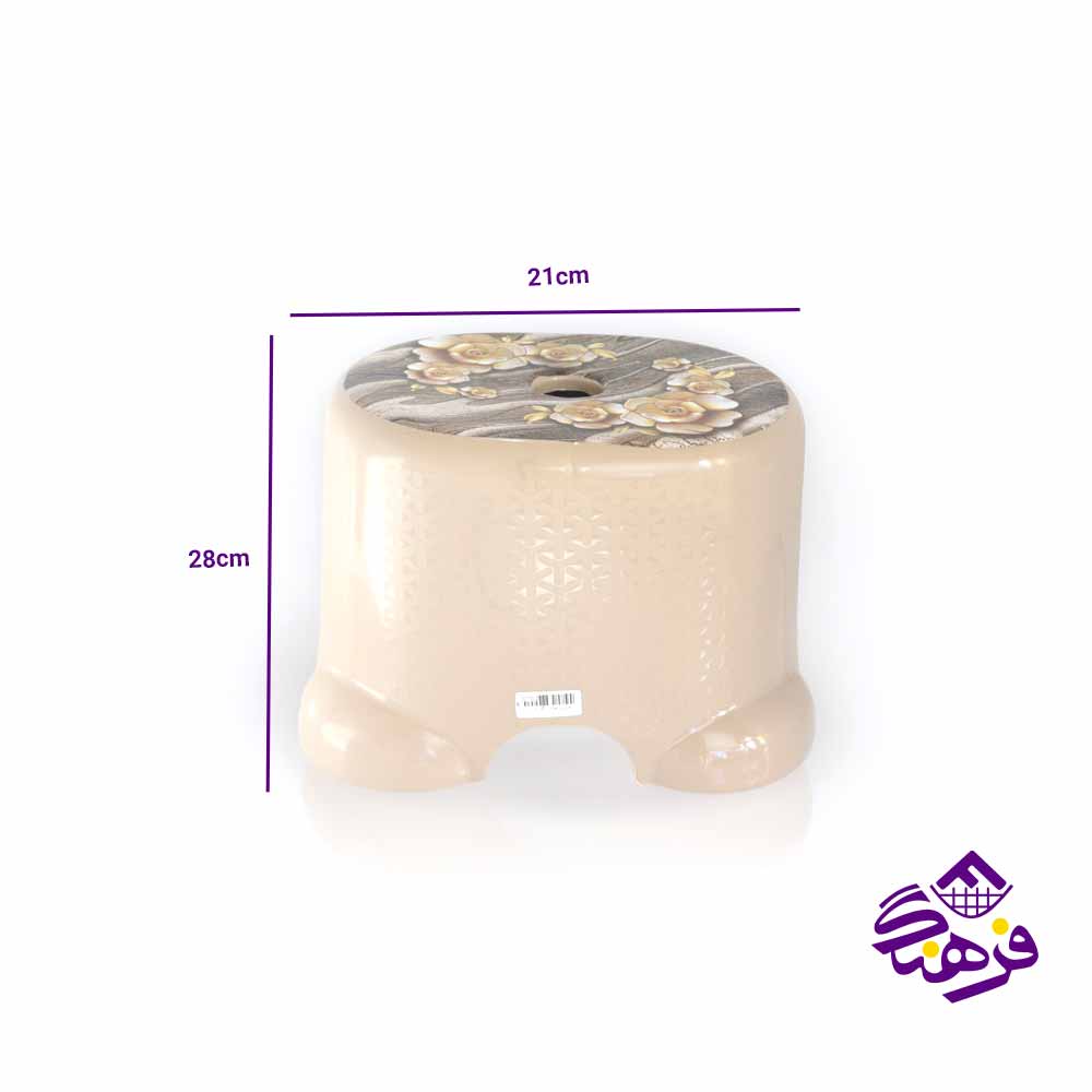 صندلی حمام بزرگ چاپدار پارسا