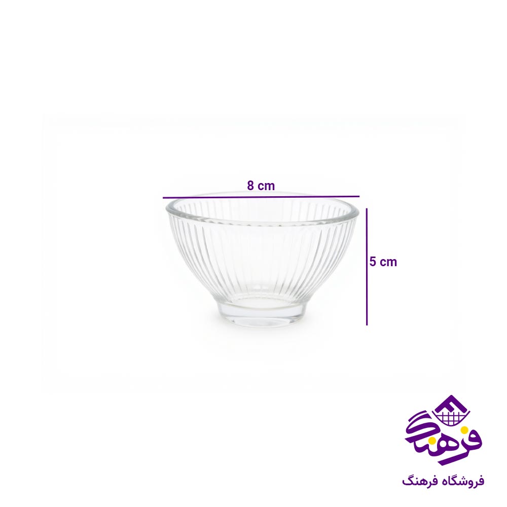 پیاله بلور کاوه مدل سانتورینی 7 (6 عددی)