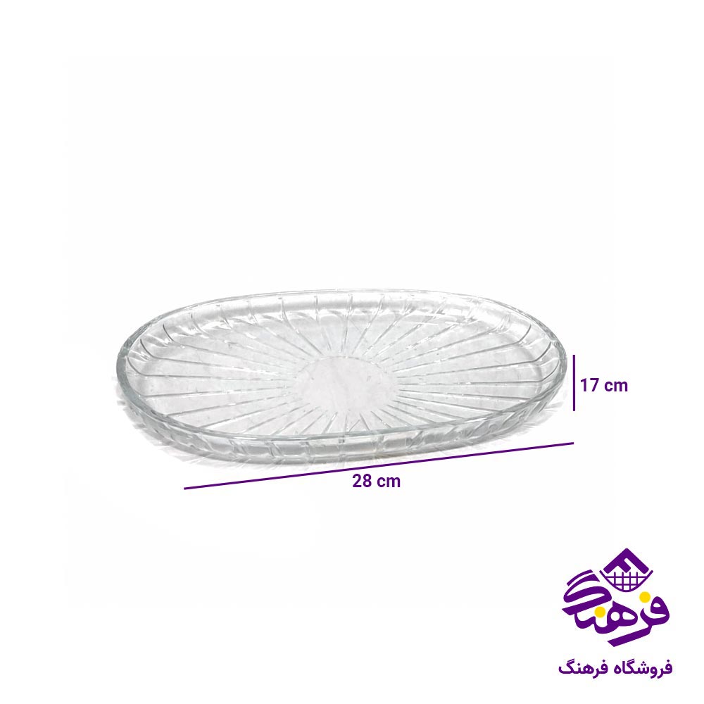 دیس بلور کاوه مدل سلنا 28 بیضی