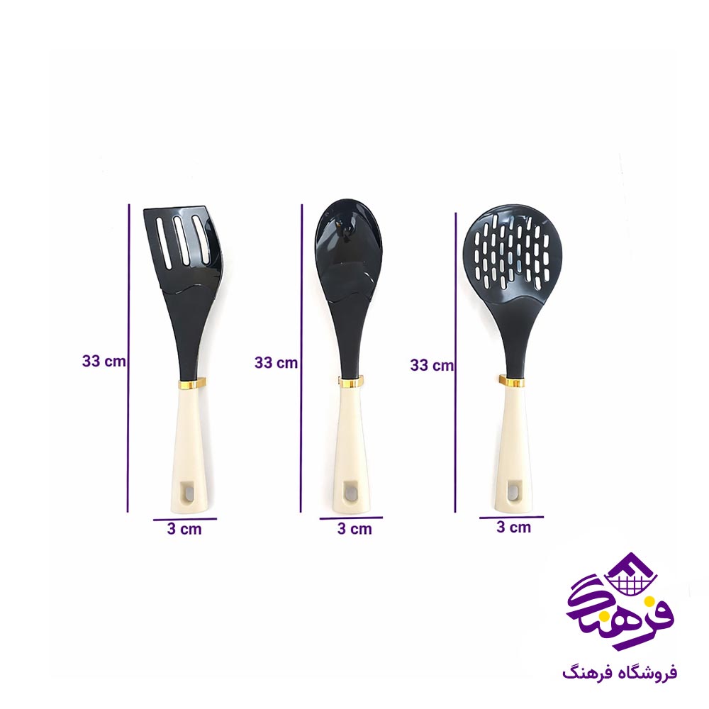 سرویس کفگیر ملاقه کرم ارتیستون کد 2022