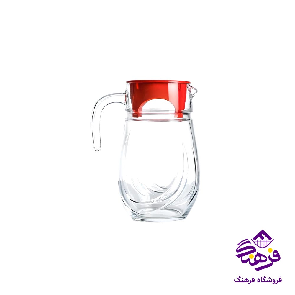 پارچ درب دار بلور کاوه مدل انجلا