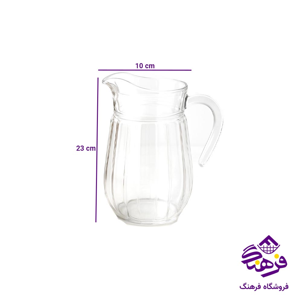 پارچ درب دار بلور کاوه مدل سیلوان 