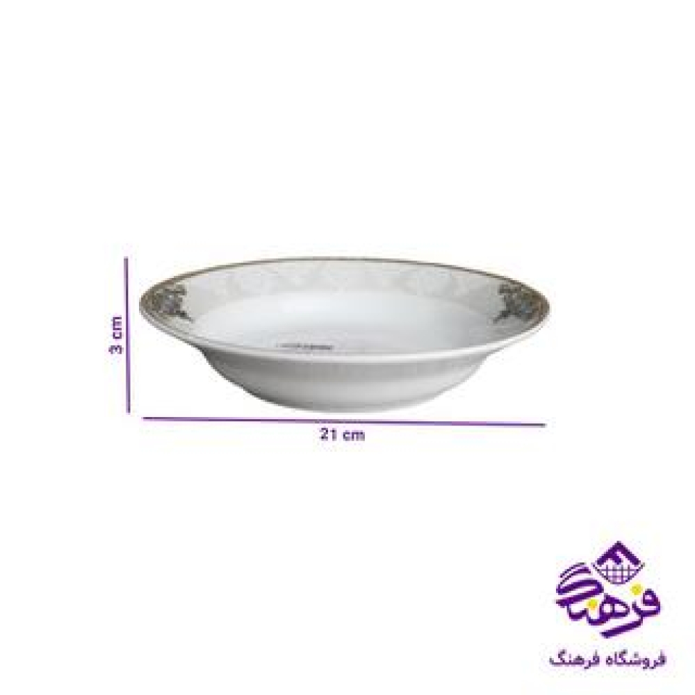 خورشت 198 کوچک گرد طلايي پارس 1826 6دک