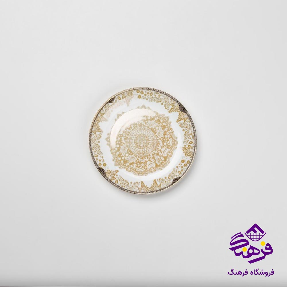 سرویس غذاخوری 26 پارچه گلدن اپال مدل دیوالی طرح کویین زیتونی 