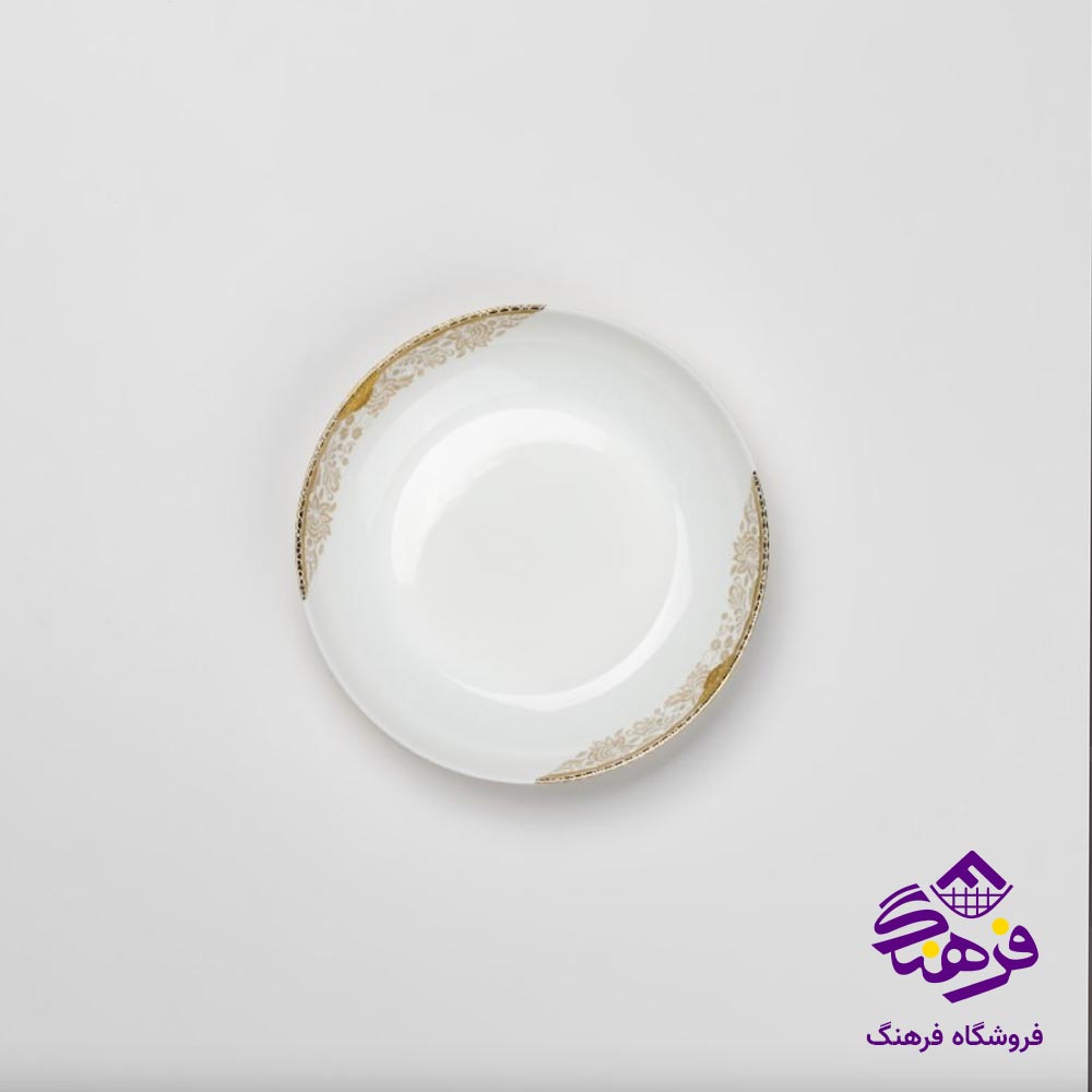 سرویس غذاخوری 26 پارچه گلدن اپال مدل دیوالی طرح کویین زیتونی 