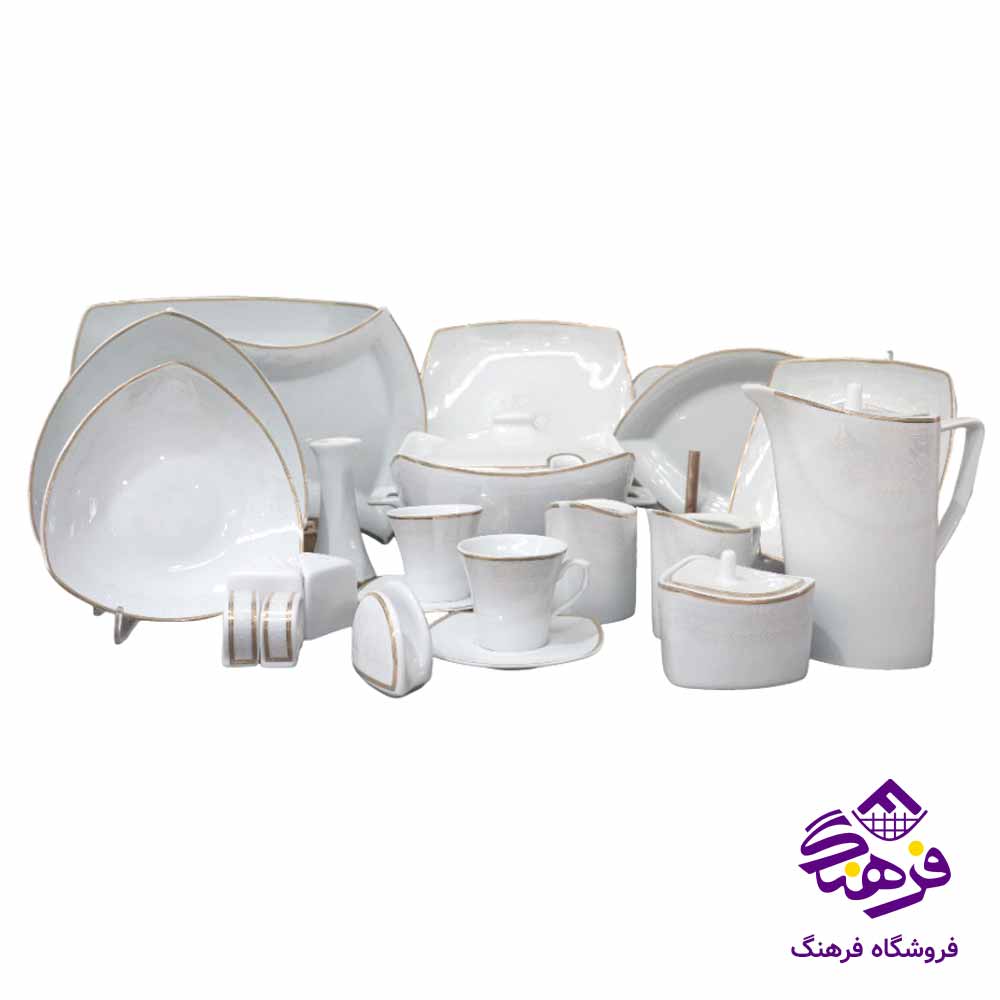 سرويس 105پارچه پاريس نلا طلايي