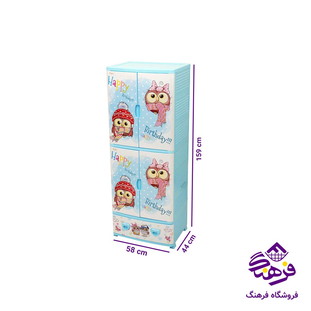 کمد 4درب عروسکی . سنگ مونتاژ جهرمی 8212